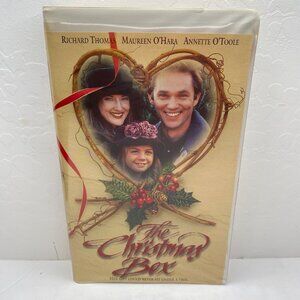 Vintage The Christmas Box VHS Tape Clamshell Case Richard Thomas Maureen O'Hara